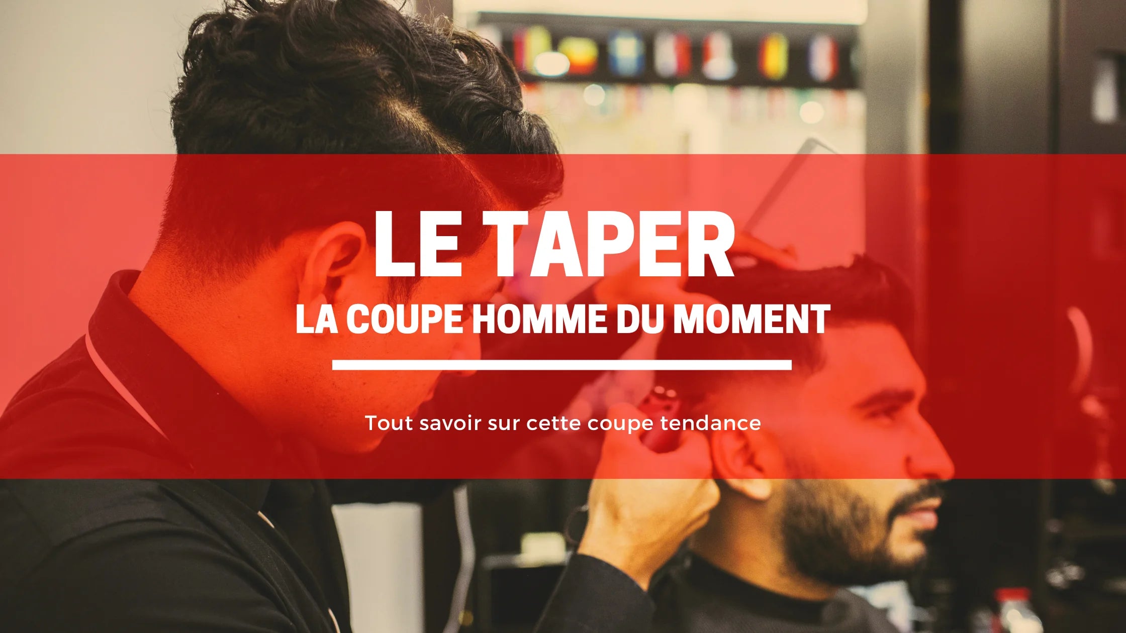 Taper coiffure