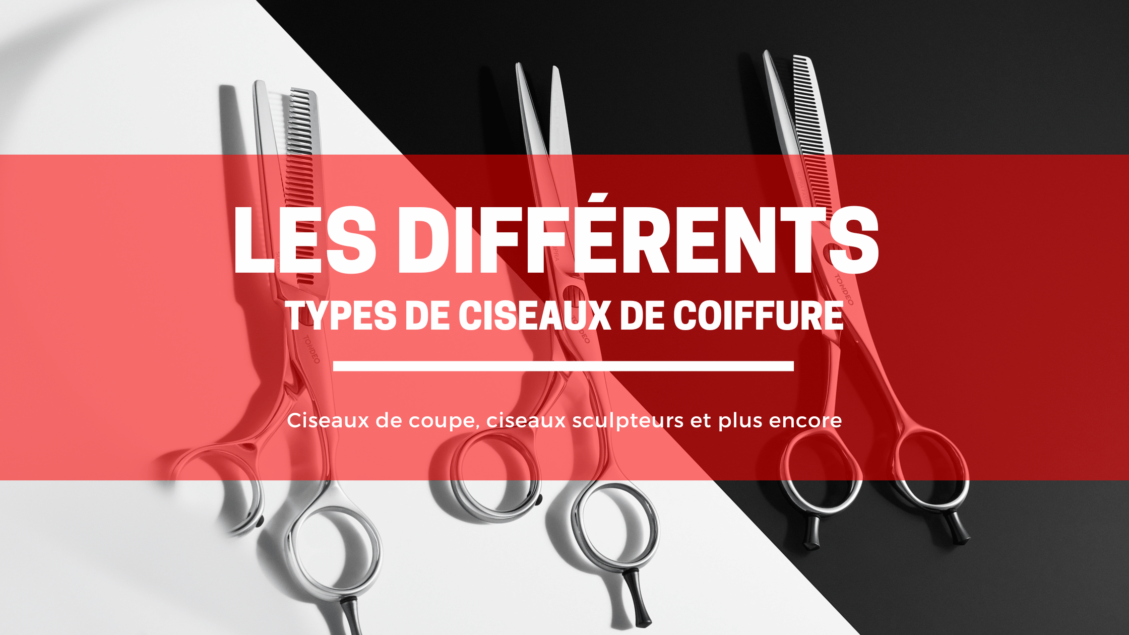 Les différents types de ciseaux de coiffure