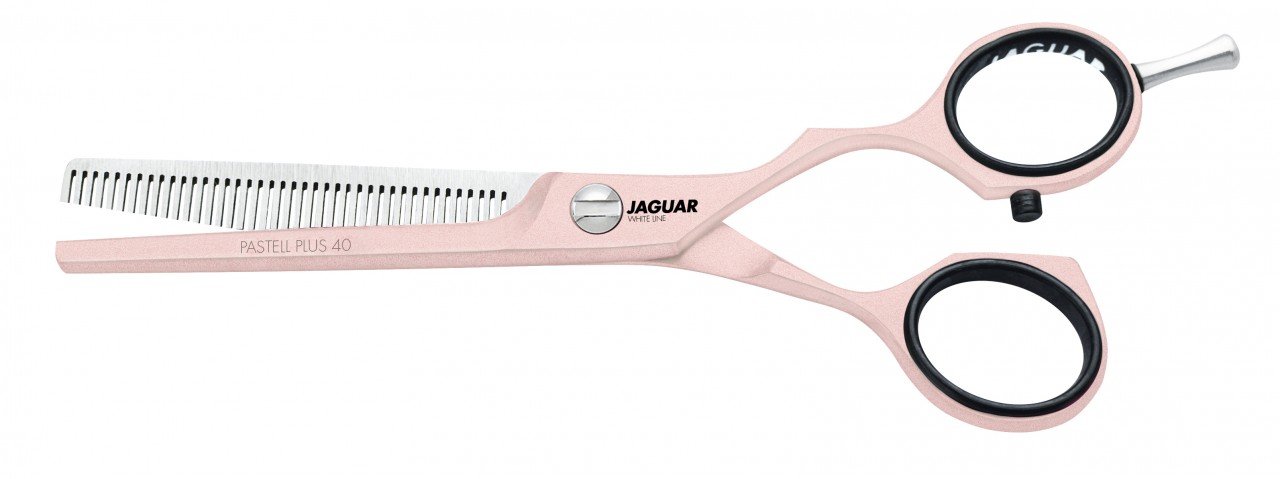 Ciseaux sculpteur Jaguar Pastell Plus offset Rosé - Ciseaux-Premium®