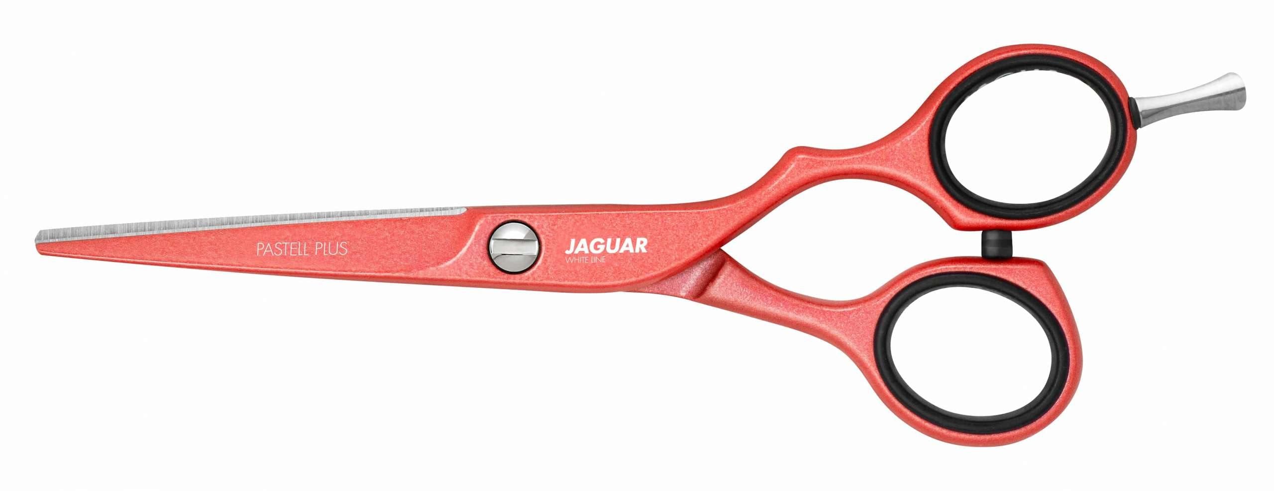 Kit ciseaux Jaguar Pastell Plus Offset Coral - Ciseaux Premium®