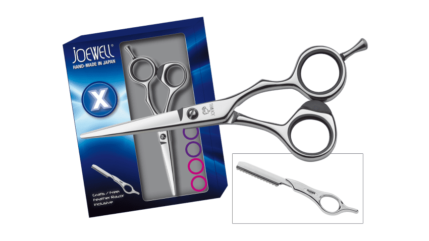Kit ciseaux Joewell X + Razor X en coffret