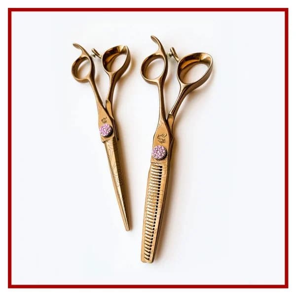 Set de ciseaux de coiffure Kamisori Jewell III