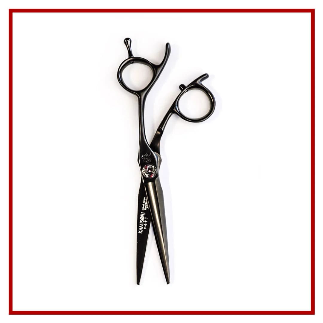 Set ciseaux de coiffure Kamisori Black Diamond III